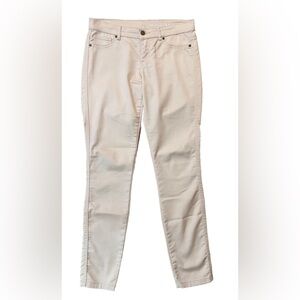 New York & Company Light Pink Jean Leggings Size 6